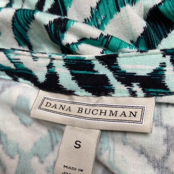 Dana Buchman top green black sz S nwt - Picture 3 of 4